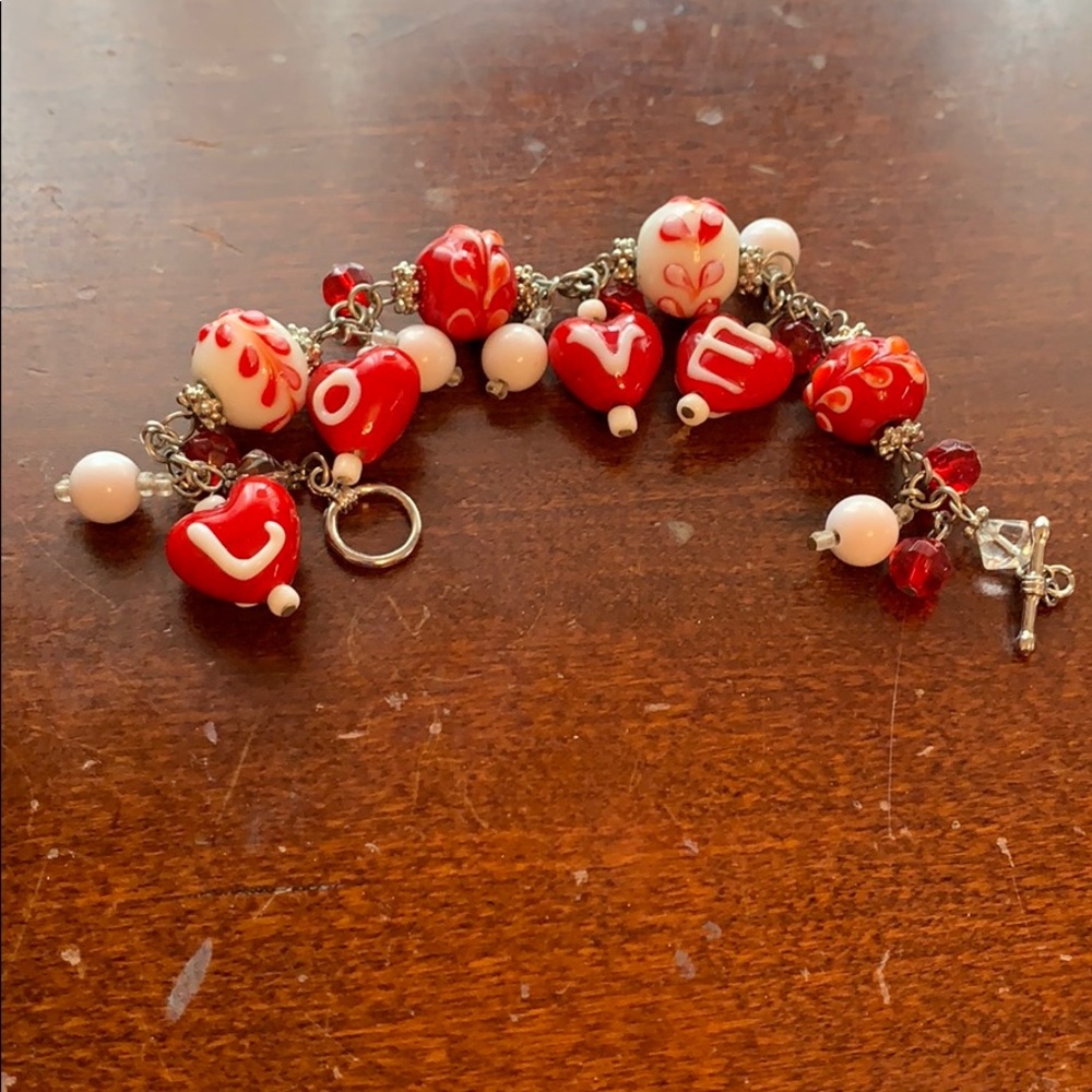 Figaro glass bead bracelet
